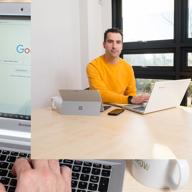 SEO-agency Hyde media carrying out SEO optimisation